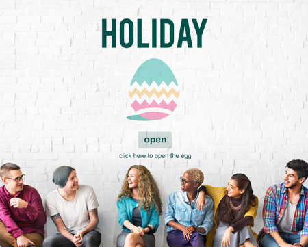 Easter Holiday Celebration Webpage Concept