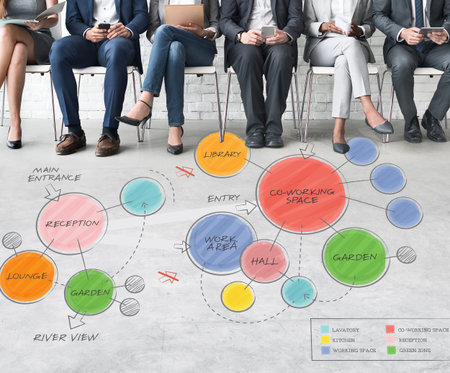 Plan Coworking Space Mind Mapping Concept