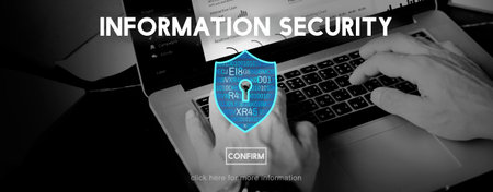 Information Security Protection Privacy Interface Concept