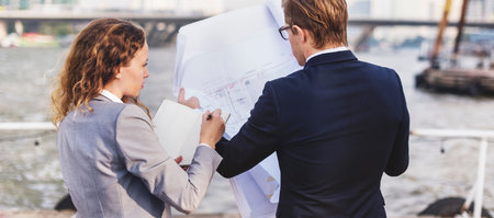 Developer Servey Planning Structure Construction Concept