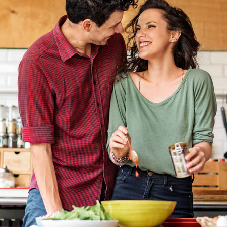 Couple Eating Food Feeding Sweet Concept