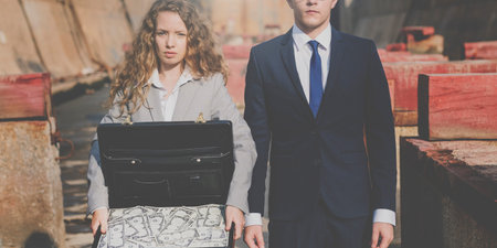 Business People Finance Investment Money Stress Concept