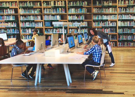 Academic School Childern E-learning Concept