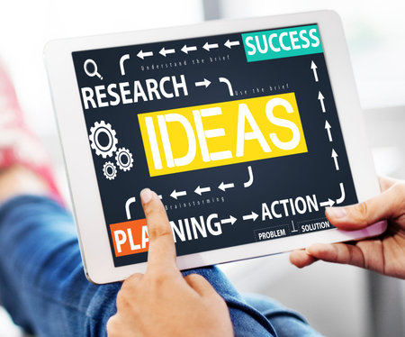 Ideas Business Planning Flow Chart Concept