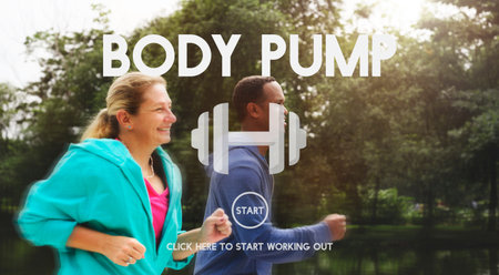 Body Pump Body Weight Exercise Concept