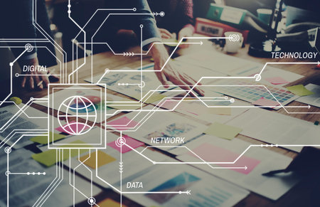 Statistic Analysis Business Diagram Data Growth Concept