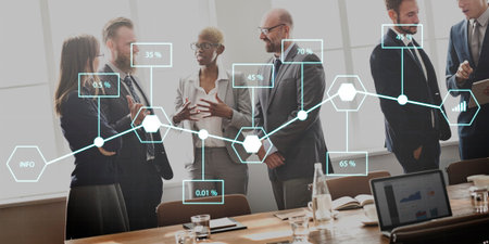Business People Meeting Discussion Corporate Concept