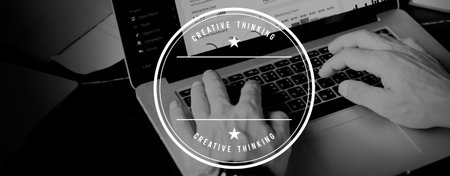 Businessman Using Laptop Working Graphic Concept