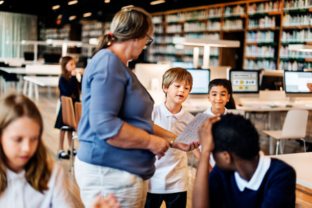 Classroom Learning Mathematics Students Study Concept