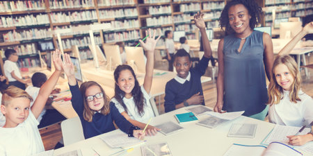 Classroom Learning Mathematics Students Study Concept