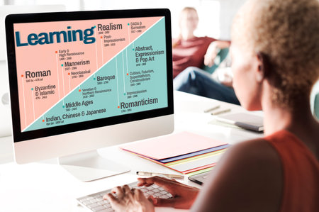 Learning Art History Timeline Facts Concept