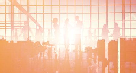 Corporate Business Communication Strategy Concept