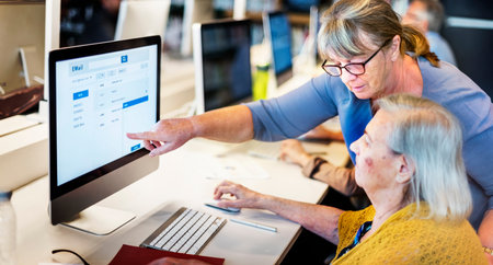 Library Academic Computer Education Internet Concept