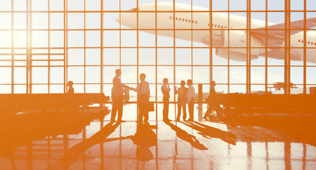 International Airport Business Travel Airport Terminal Concept