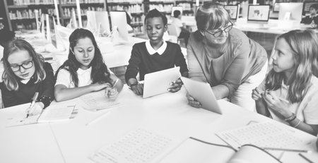 Classroom Learning Mathematics Students Study Concept