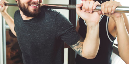 Weight Training Workout Exercise Fitness Concept