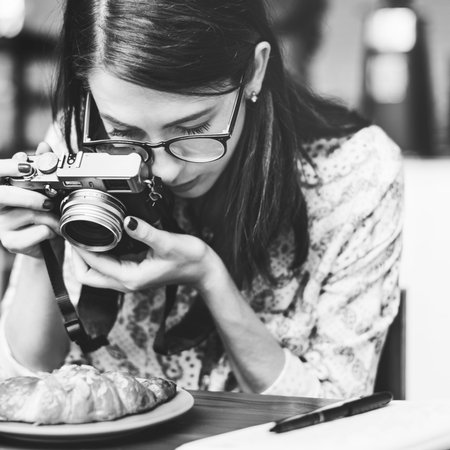 Traveler Photograph Journey Tourist Girl Lady Concept