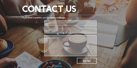 Contact Us Business Correspondence Customer Concept