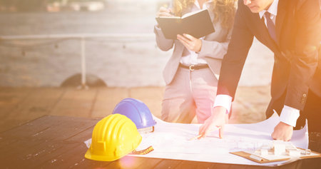 Developer Servey Planning Structure Construction Concept