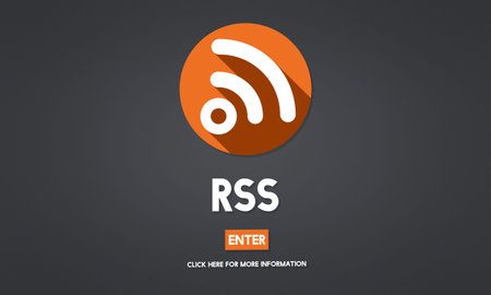 RSS Digital Announcement Network Technology Concept