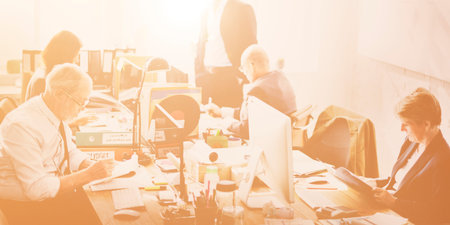 Business Corporation Organization Teamwork Concept