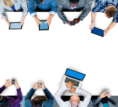 Business Team Connection Technology Networking Concept