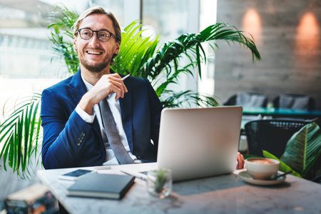 Businessman Working Thinking Business Concept