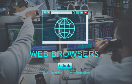 Web Browsers Global Page Site Interface Concept