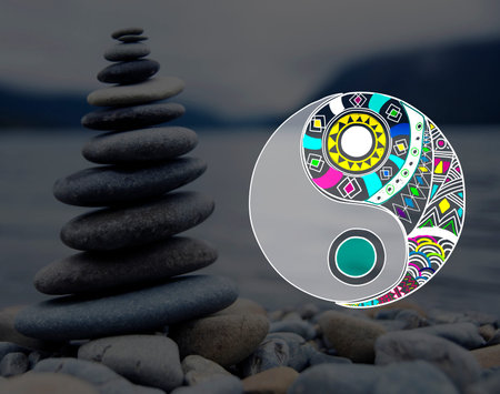 Yin Yang Balance Religion Traditional Nature Concept