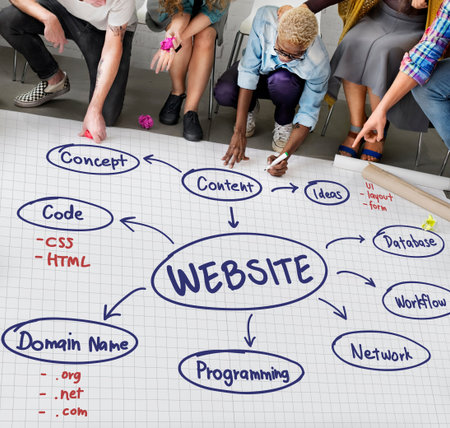 Website Connection Internet Networking Data Concept