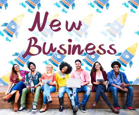 New Business Launch Innovation Startup Concept