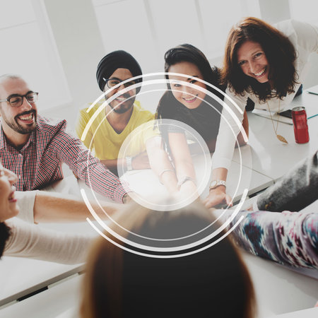 People Team Lens Graphic Concept
