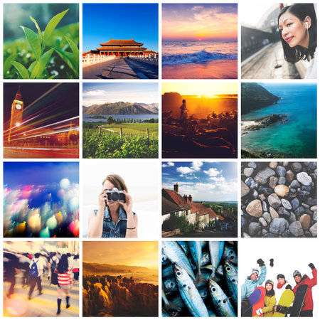 Collage Collection Various Diverse Concept
