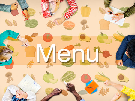 Menu Choice Food Beverage List Selection Option Concept