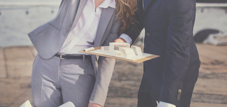 Developer Servey Planning Structure Construction Concept