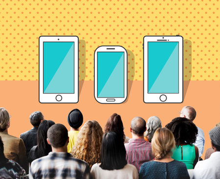 Smartphone Devices Wireless Mobile Cellphone Concept