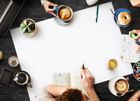 Web Design Team Working Planning Website Concept
