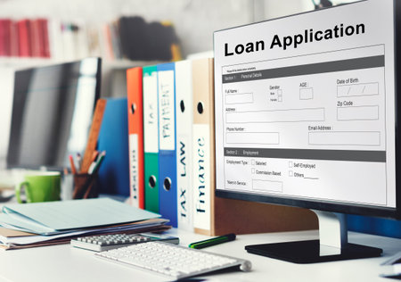 Loan Application Mortgage Money Concept