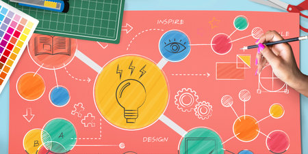 Light Bulb Ideas Creative Diagram Concept