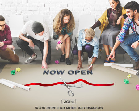 New Business Ribbon Cutting Celebration Event Concept