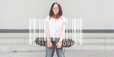 Barcode Mark Sign Market Item Concept