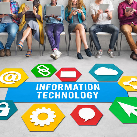 Information Technology Connection Communication Concept