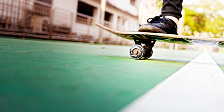 Skateboarder Lifestyle Style Sneaker Excercise Concept