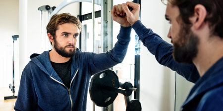 Weight Training Workout Exercise Fitness Concept