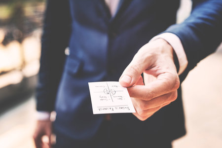 Businessman Thinking Planning Strategy Working Concept