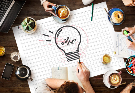 Bulb Ideas Action Vision Thoughts Objective Concept