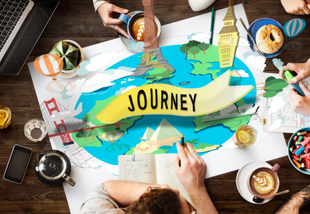 Journey Exploration Tour Travel Trek Vacation Concept