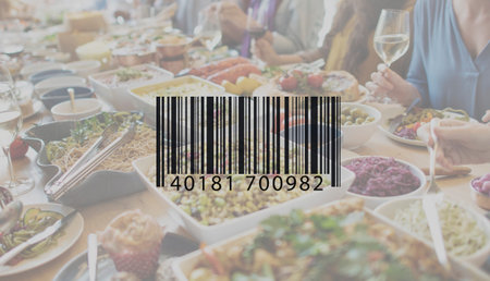 Bar Code Data Identification Encryption Concept