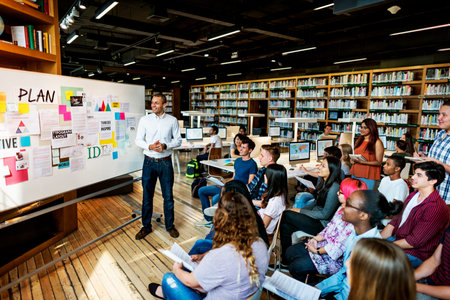 Students Library Campus Education Knowledge Concept