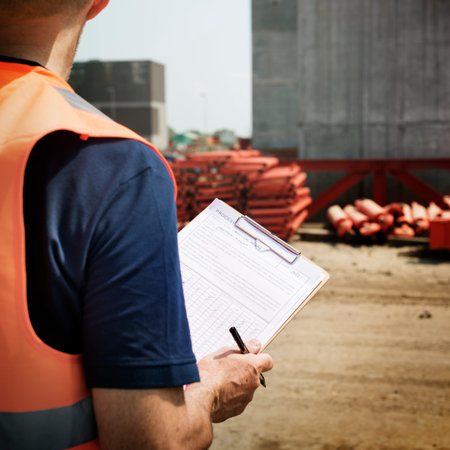 Construction Worker Planning Constractor Developer Concept